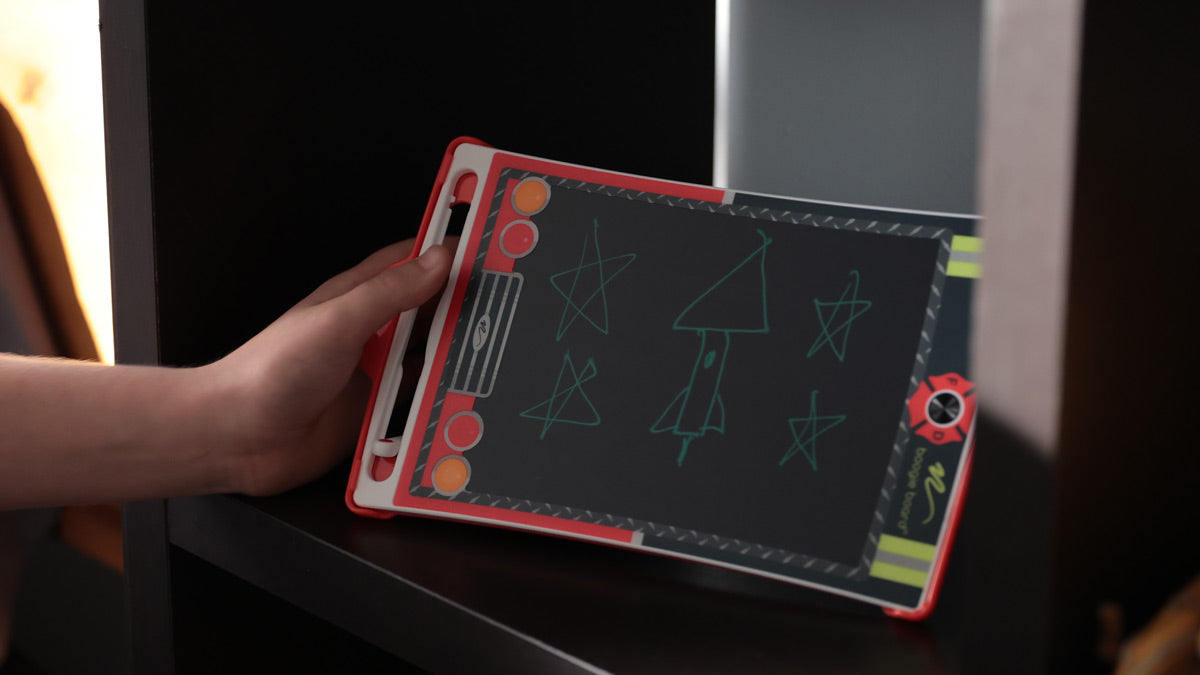 Placing a Jot Kids on a table