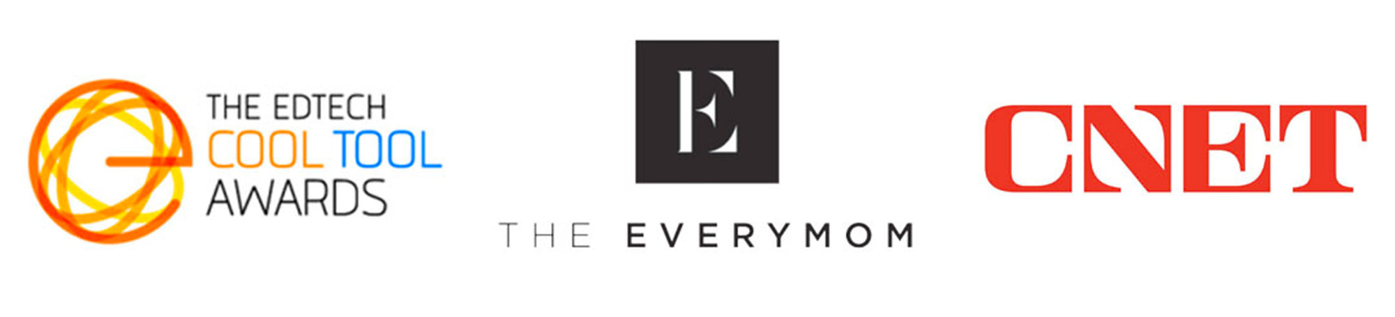 Logos - EdTech, Everymom, CNET