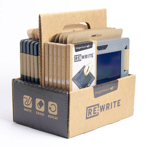 Re-Write™ Kids Writing Tablet class pack shown - holding multiple boards