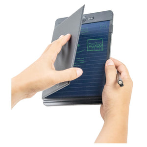 Blackboard™ Folio - Note Size on Blackboard Writing Tablet Note - held in hands partially opened